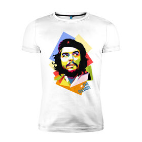 Мужская футболка премиум с принтом Che Guevara , 92% хлопок, 8% лайкра | приталенный силуэт, круглый вырез ворота, длина до линии бедра, короткий рукав | че гевара