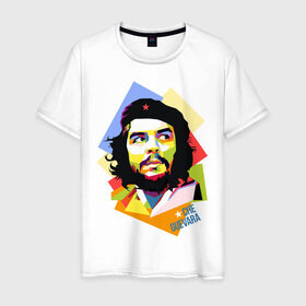 Мужская футболка хлопок с принтом Che Guevara , 100% хлопок | прямой крой, круглый вырез горловины, длина до линии бедер, слегка спущенное плечо. | че гевара