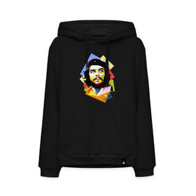Мужская толстовка хлопок с принтом Che Guevara , френч-терри, мягкий теплый начес внутри (100% хлопок) | карман-кенгуру, эластичные манжеты и нижняя кромка, капюшон с подкладом и шнурком | че гевара