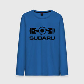 Мужской лонгслив хлопок с принтом Subaru , 100% хлопок |  | logo | sti | subaru | авто | лого | субарик | субару