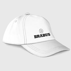 Бейсболка с принтом Brabus , 100% хлопок | классический козырек, металлическая застежка-регулятор размера | benz | brabus | logo | mercedes | авто | брабус | лого | мерс | мерседес бенс