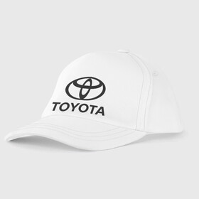 Детская бейсболка с принтом Toyota Logo , 100% хлопок | классический козырек, металлическая застежка-регулятор размера | logo | toyota | логотип | тойота