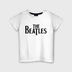 Детская футболка хлопок с принтом The Beatles , 100% хлопок | круглый вырез горловины, полуприлегающий силуэт, длина до линии бедер | beatles | битлз