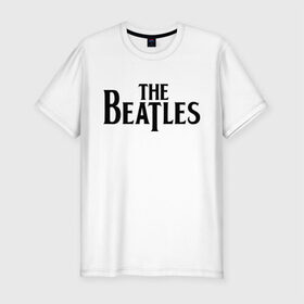 Мужская футболка премиум с принтом The Beatles , 92% хлопок, 8% лайкра | приталенный силуэт, круглый вырез ворота, длина до линии бедра, короткий рукав | beatles | битлз