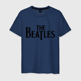 Мужская футболка хлопок с принтом The Beatles , 100% хлопок | прямой крой, круглый вырез горловины, длина до линии бедер, слегка спущенное плечо. | beatles | битлз