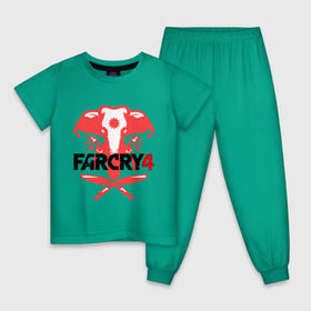 Детская пижама хлопок с принтом Far Cry 4 (1) , 100% хлопок |  брюки и футболка прямого кроя, без карманов, на брюках мягкая резинка на поясе и по низу штанин
 | Тематика изображения на принте: cry | far | far cry | ubisoft | край | фар | фаркрай | юбисофт