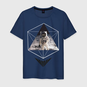 Мужская футболка хлопок с принтом Астронавт , 100% хлопок | прямой крой, круглый вырез горловины, длина до линии бедер, слегка спущенное плечо. | infinite | interstellar | space | univers | астронавт | бесконечный космос | вселенная | интерстеллар | космонавт