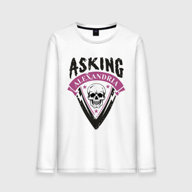 Мужской лонгслив хлопок с принтом Asking Alexandria , 100% хлопок |  | 