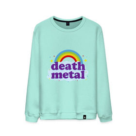 Мужской свитшот хлопок с принтом Rainbow death metal , 100% хлопок |  | Тематика изображения на принте: будь металистом | волшебство | метал | музыка | оставайся рокером | прикол | радуга | рок | рокерам