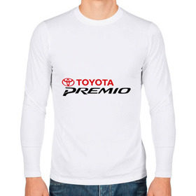 Мужской лонгслив хлопок с принтом Toyota Premio , 100% хлопок |  | premio | toyota | премио | тойота