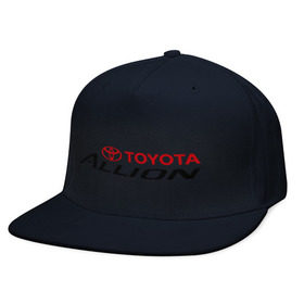 Кепка снепбек с прямым козырьком с принтом Toyota Allion , хлопок 100% |  | allion | toyota | аллион | тойота