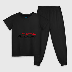 Детская пижама хлопок с принтом Toyota Allion , 100% хлопок |  брюки и футболка прямого кроя, без карманов, на брюках мягкая резинка на поясе и по низу штанин
 | allion | toyota | аллион | тойота