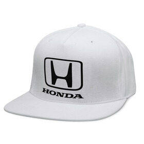 Кепка снепбек с прямым козырьком с принтом Honda logo , хлопок 100% |  | honda | logo | motor | лого | хонда