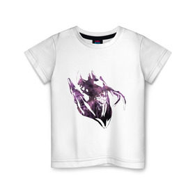 Детская футболка хлопок с принтом Bane Elemental , 100% хлопок | круглый вырез горловины, полуприлегающий силуэт, длина до линии бедер | Тематика изображения на принте: bane elemental | dota | dota2 | дота | дота2