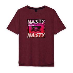 Мужская футболка хлопок Oversize с принтом The Prodigy Nasty , 100% хлопок | свободный крой, круглый ворот, “спинка” длиннее передней части | Тематика изображения на принте: 