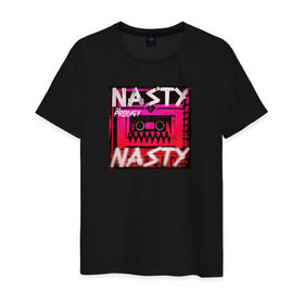 Мужская футболка хлопок с принтом The Prodigy Nasty , 100% хлопок | прямой крой, круглый вырез горловины, длина до линии бедер, слегка спущенное плечо. | Тематика изображения на принте: 