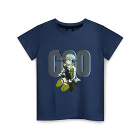 Детская футболка хлопок с принтом Sinon GGO , 100% хлопок | круглый вырез горловины, полуприлегающий силуэт, длина до линии бедер | anime | asuna | kirito | sao | sword art online | аниме | асуна | виртуальная реальность | игры | кирито | мечи | сворд арт онлайн