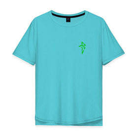 Мужская футболка хлопок Oversize с принтом Ingress - Просвещённый mini , 100% хлопок | свободный крой, круглый ворот, “спинка” длиннее передней части | 