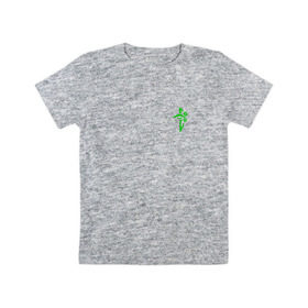 Детская футболка хлопок с принтом Ingress - Просвещённый mini , 100% хлопок | круглый вырез горловины, полуприлегающий силуэт, длина до линии бедер | 