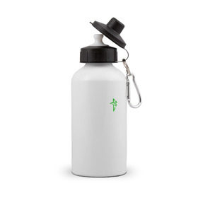 Бутылка спортивная с принтом Ingress - Просвещённый mini , металл | емкость — 500 мл, в комплекте две пластиковые крышки и карабин для крепления | Тематика изображения на принте: 