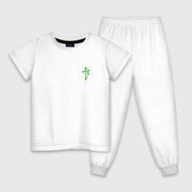 Детская пижама хлопок с принтом Ingress - Просвещённый mini , 100% хлопок |  брюки и футболка прямого кроя, без карманов, на брюках мягкая резинка на поясе и по низу штанин
 | 
