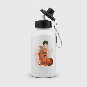 Бутылка спортивная с принтом Kuroko no Basket , металл | емкость — 500 мл, в комплекте две пластиковые крышки и карабин для крепления | kuroko no basket | аниме | баскетбол