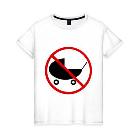 Женская футболка хлопок с принтом Child Free , 100% хлопок | прямой крой, круглый вырез горловины, длина до линии бедер, слегка спущенное плечо | child free | чайлдфри
