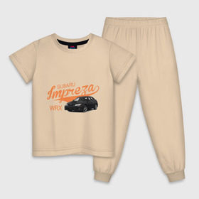 Детская пижама хлопок с принтом Subaru Impreza , 100% хлопок |  брюки и футболка прямого кроя, без карманов, на брюках мягкая резинка на поясе и по низу штанин
 | subaru impreza | авто | автомобилистам | водителям | машина | ретро | тачка