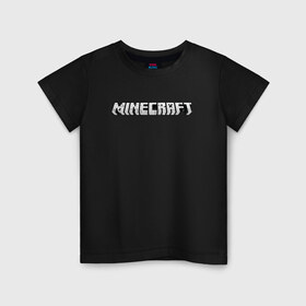 Детская футболка хлопок с принтом minecraft , 100% хлопок | круглый вырез горловины, полуприлегающий силуэт, длина до линии бедер | Тематика изображения на принте: 