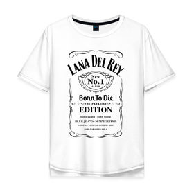 Мужская футболка хлопок Oversize с принтом Lana Del Ray , 100% хлопок | свободный крой, круглый ворот, “спинка” длиннее передней части | lana del ray born to die