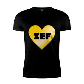 Мужская футболка премиум с принтом ZEF Die Antwoord , 92% хлопок, 8% лайкра | приталенный силуэт, круглый вырез ворота, длина до линии бедра, короткий рукав | die antwoord