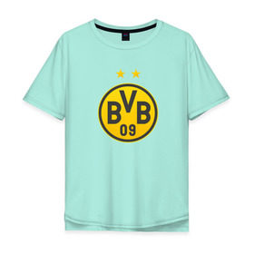 Мужская футболка хлопок Oversize с принтом Borussia Dortmund , 100% хлопок | свободный крой, круглый ворот, “спинка” длиннее передней части | bvb borussia mr marcoreus dortmund borussiado