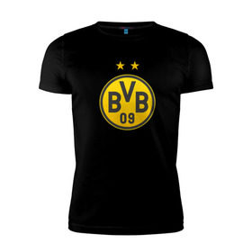 Мужская футболка премиум с принтом Borussia Dortmund , 92% хлопок, 8% лайкра | приталенный силуэт, круглый вырез ворота, длина до линии бедра, короткий рукав | bvb borussia mr marcoreus dortmund borussiado