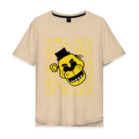 Мужская футболка хлопок Oversize с принтом Five Nights At Freddys , 100% хлопок | свободный крой, круглый ворот, “спинка” длиннее передней части | five nights at freddys | fnaf | freddy | игры | медведь | мишка | фнаф | фредди
