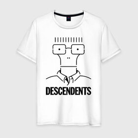 Мужская футболка хлопок с принтом Descendents , 100% хлопок | прямой крой, круглый вырез горловины, длина до линии бедер, слегка спущенное плечо. | descendents | hardcore | punk