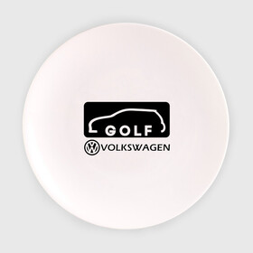 Тарелка 3D с принтом Фольцваген гольф , фарфор | диаметр - 210 мм
диаметр для нанесения принта - 120 мм | golf | logo | volkswagen | гольф | логотип | фольцваген