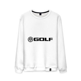 Мужской свитшот хлопок с принтом Volkswagen Golf , 100% хлопок |  | golf | logo | volkswagen | гольф | логотип | фольцваген