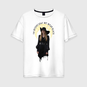 Женская футболка хлопок Oversize с принтом Шабаш , 100% хлопок | свободный крой, круглый ворот, спущенный рукав, длина до линии бедер
 | american horror story | сериал | шабаш
