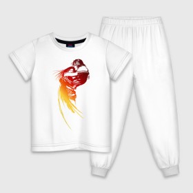 Детская пижама хлопок с принтом Final Fantasy VIII , 100% хлопок |  брюки и футболка прямого кроя, без карманов, на брюках мягкая резинка на поясе и по низу штанин
 | fantasy | финал