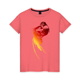 Женская футболка хлопок с принтом Final Fantasy VIII , 100% хлопок | прямой крой, круглый вырез горловины, длина до линии бедер, слегка спущенное плечо | fantasy | финал