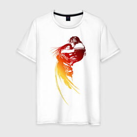 Мужская футболка хлопок с принтом Final Fantasy VIII , 100% хлопок | прямой крой, круглый вырез горловины, длина до линии бедер, слегка спущенное плечо. | fantasy | финал