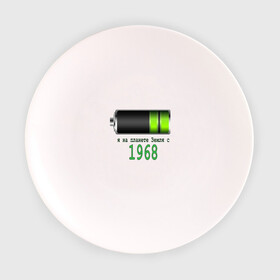 Тарелка с принтом Я на планете Земля с 1968 , фарфор | диаметр - 210 мм
диаметр для нанесения принта - 120 мм | @