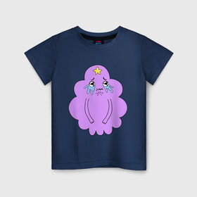 Детская футболка хлопок с принтом Плачущая Пупырка , 100% хлопок | круглый вырез горловины, полуприлегающий силуэт, длина до линии бедер | пупырка