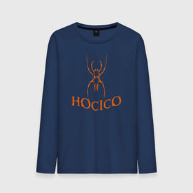 Мужской лонгслив хлопок с принтом Hocico , 100% хлопок |  | dark electro | logotip | лого группы hocicoназвание | музыка