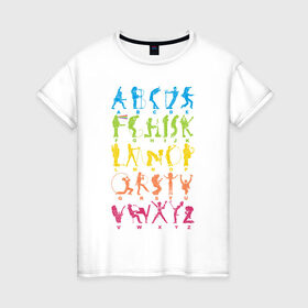 Женская футболка хлопок с принтом Рок алфавит , 100% хлопок | прямой крой, круглый вырез горловины, длина до линии бедер, слегка спущенное плечо | kiss | madonna | nirvana | ozzy | rock | алфавит | группы | музыка | рок
