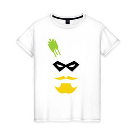 Женская футболка хлопок с принтом Зеленая Стрела , 100% хлопок | прямой крой, круглый вырез горловины, длина до линии бедер, слегка спущенное плечо | зеленая стрелазеленая стрела green arrow