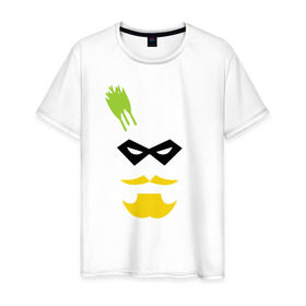Мужская футболка хлопок с принтом Зеленая Стрела , 100% хлопок | прямой крой, круглый вырез горловины, длина до линии бедер, слегка спущенное плечо. | зеленая стрелазеленая стрела green arrow