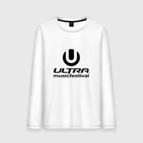 Мужской лонгслив хлопок с принтом Ultra Music Festival , 100% хлопок |  | house | rave | ultra music festival | umf