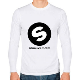 Мужской лонгслив хлопок с принтом Spinnin records , 100% хлопок |  | house | spinnin | spinnin recors
