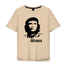 Мужская футболка хлопок Oversize с принтом Эрнесто Че гевара , 100% хлопок | свободный крой, круглый ворот, “спинка” длиннее передней части | che guevara | революционер